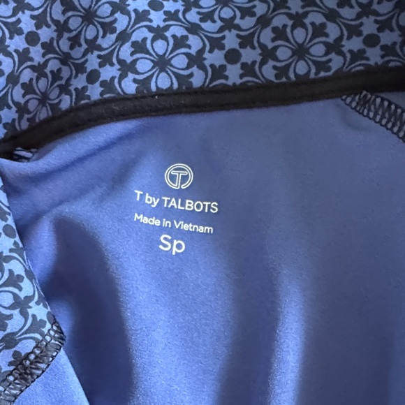 Talbots Blue Patterned Pullover - Picture 5 of 5
